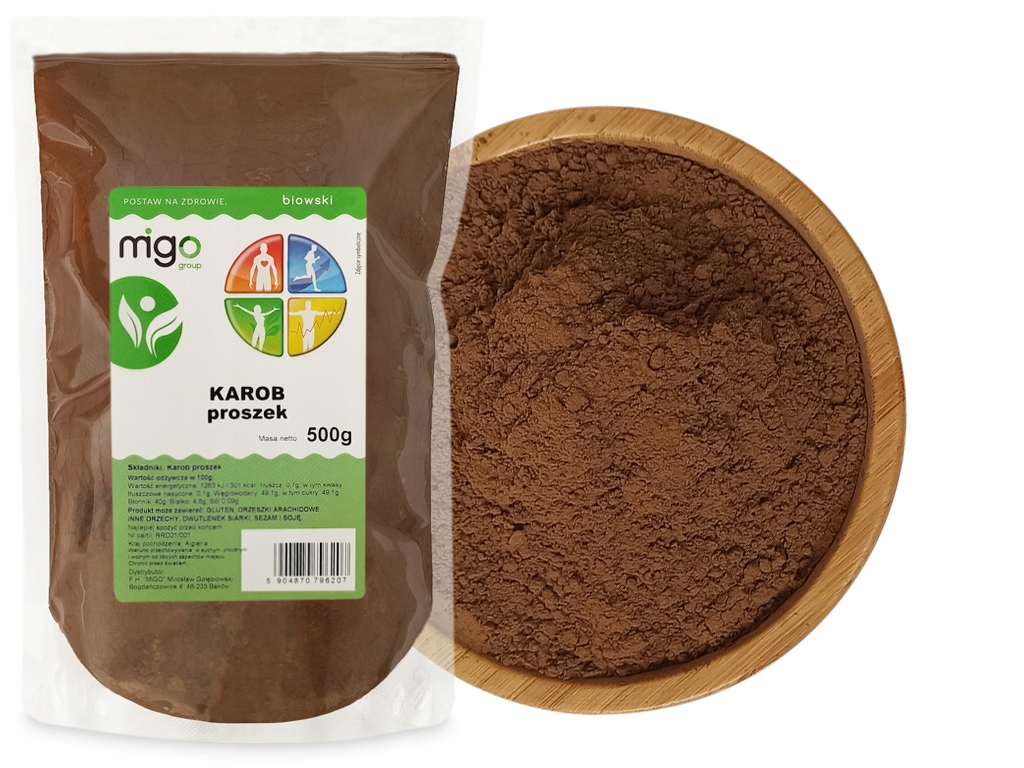 KAROB proszek - zamiennik KAKAO - 500g - MIGOgroup