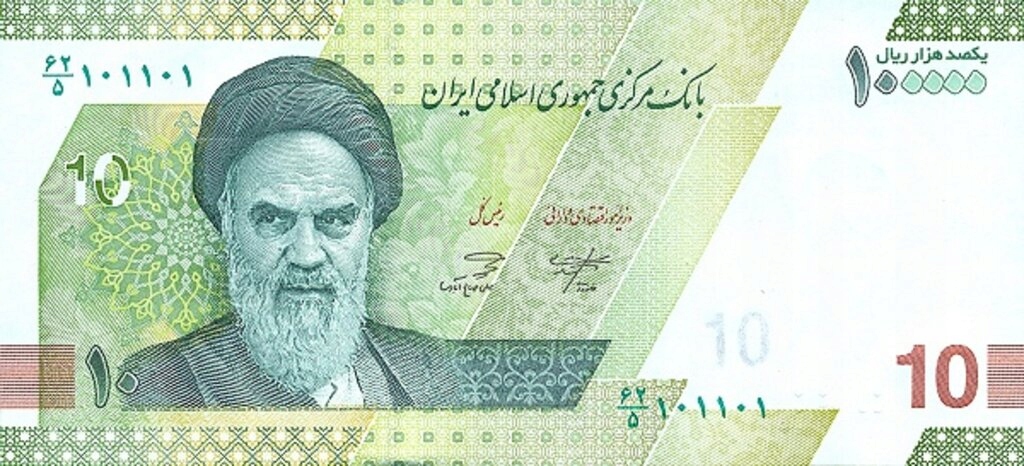 Iran 100000 rialów Chomeini 2022 P-163c
