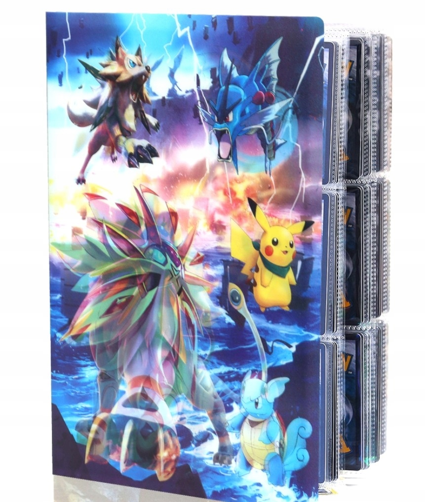 Duży Album 3D na karty Pokemon 432 karty