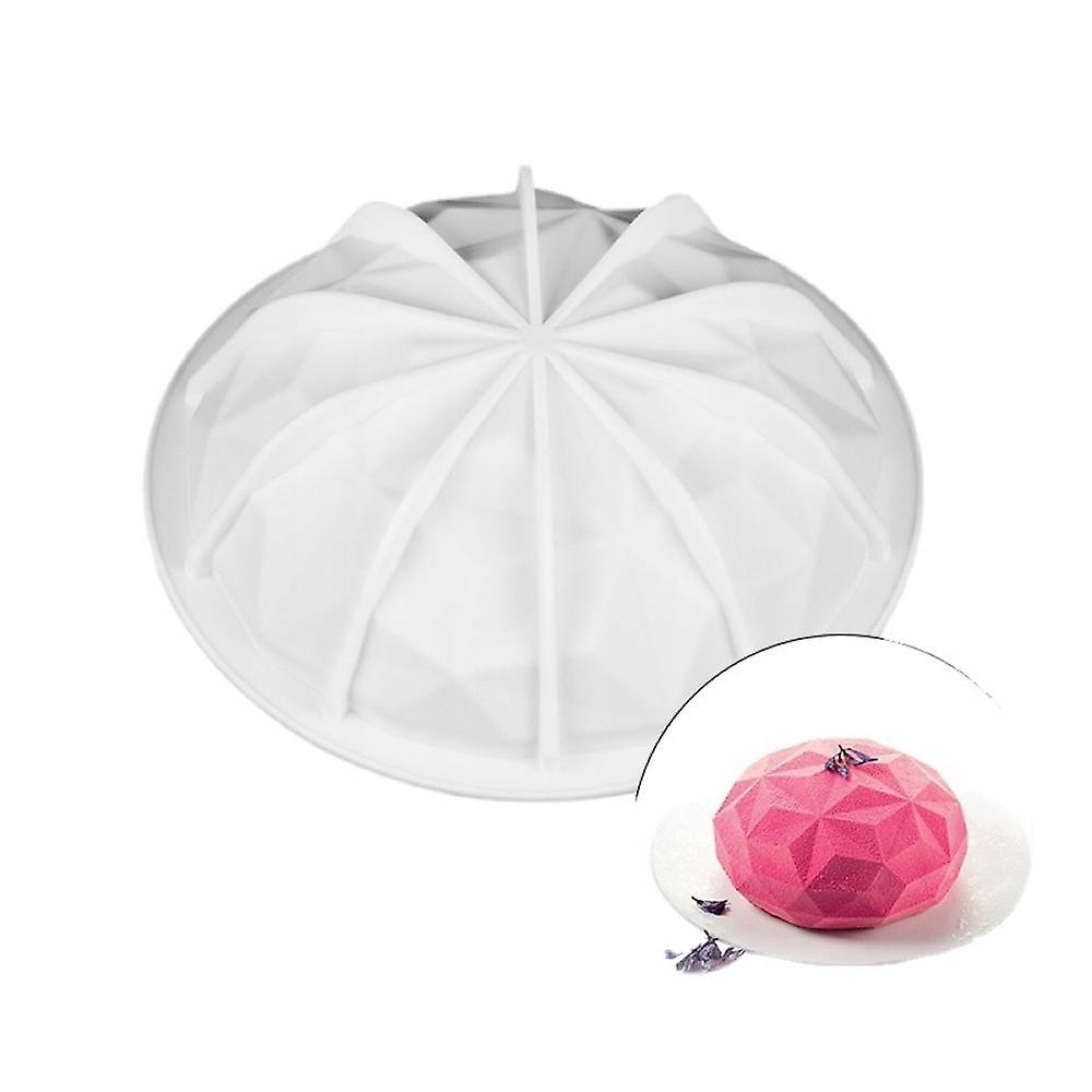 3d Silicone Cake Mold, Diamond Mousse, Dessert,
