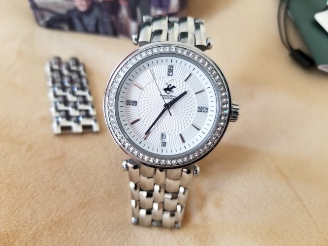 BEVERLY HILLS POLO CLUB zegarek srebrny BH9645-01
