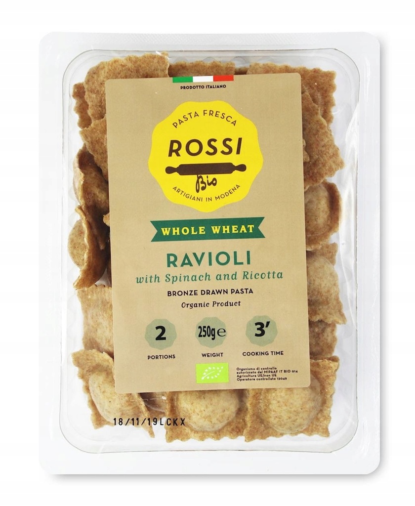 Ravioli ricotta szpinak 250 g Pasta Fresca Rossi