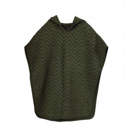 Filibabba poncho zigzag dark green