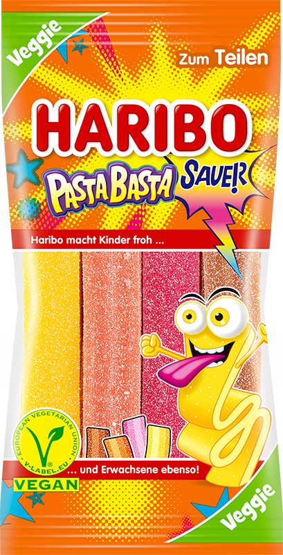 Haribo Żelki Pasta Basta Sauer 160g Oryginalne