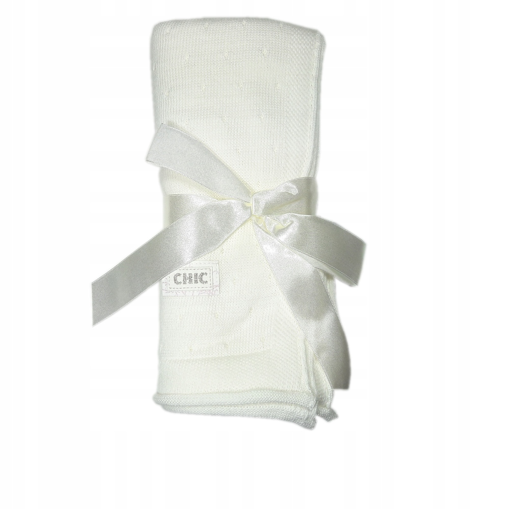 Elegancki kocyk bawełniany Barbaras BM-119 ecru