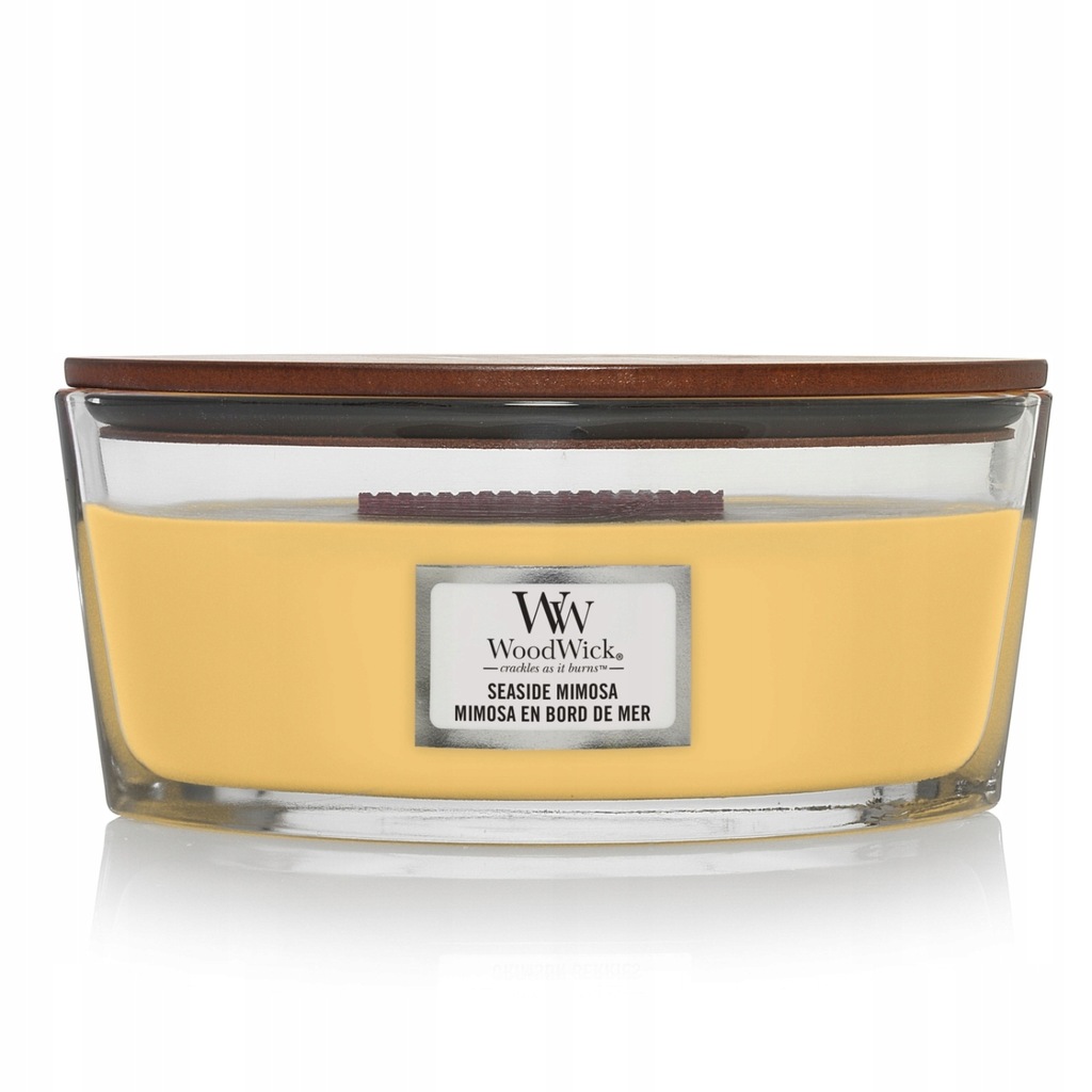 Świeca zapachowa WoodWick Ellipse Seaside Mimosa -
