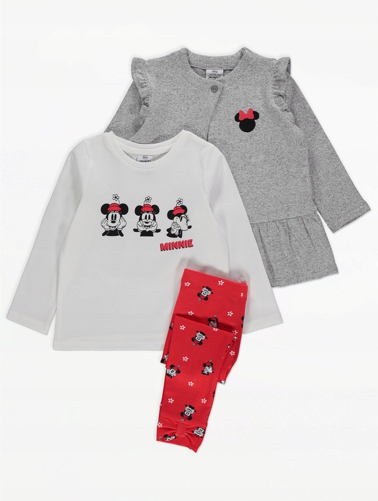 GEORGE SWETER BLUZKA LEGGINSY ZESTAW MINNIE_98-104