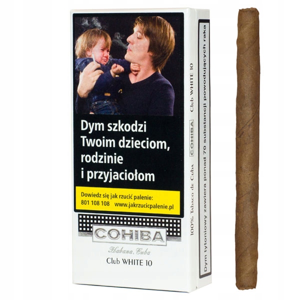 CYGARETKI COHIBA CLUB WHITE - TYLKO DLA FIRM