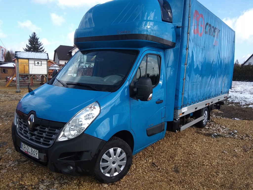 Renault Master plandeka 9paletówka Z Winda