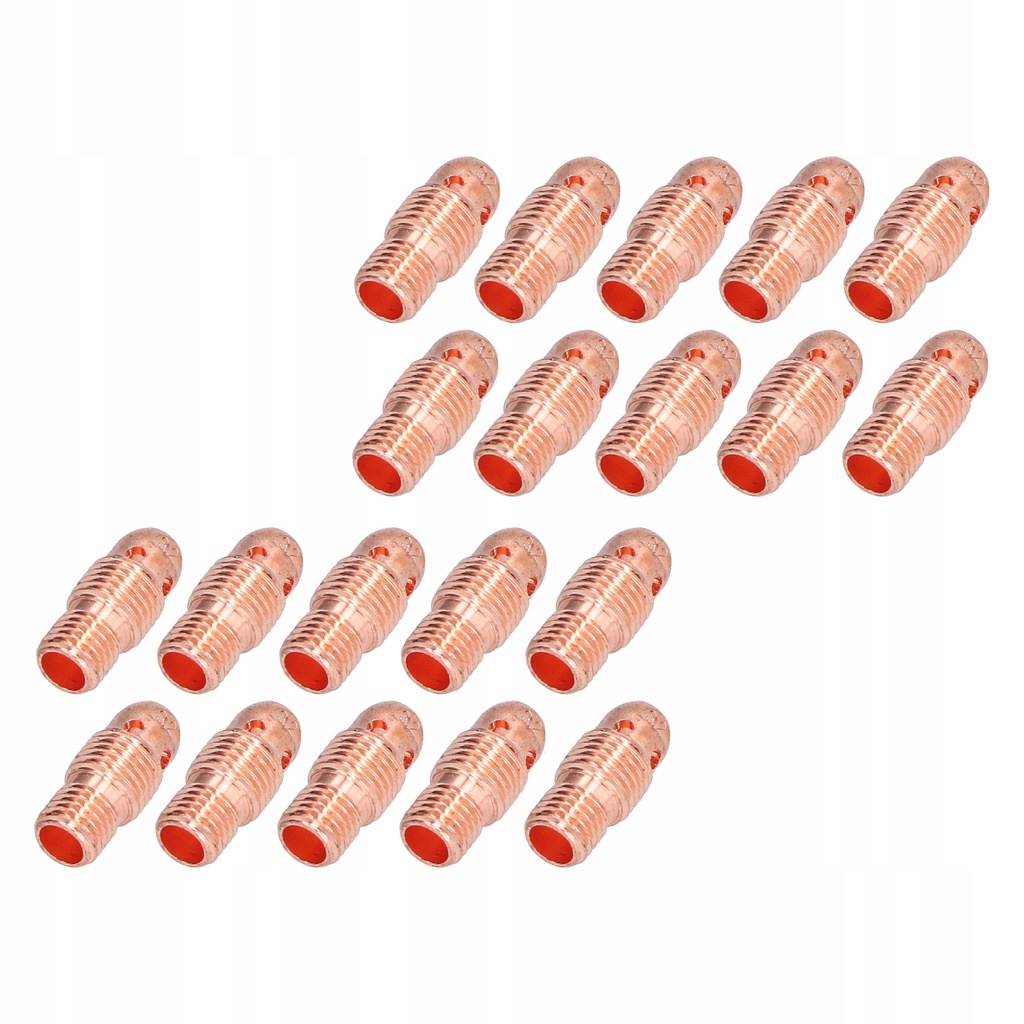 20 szt. Korpus tulei zaciskowej TIG Miedź WP-9F