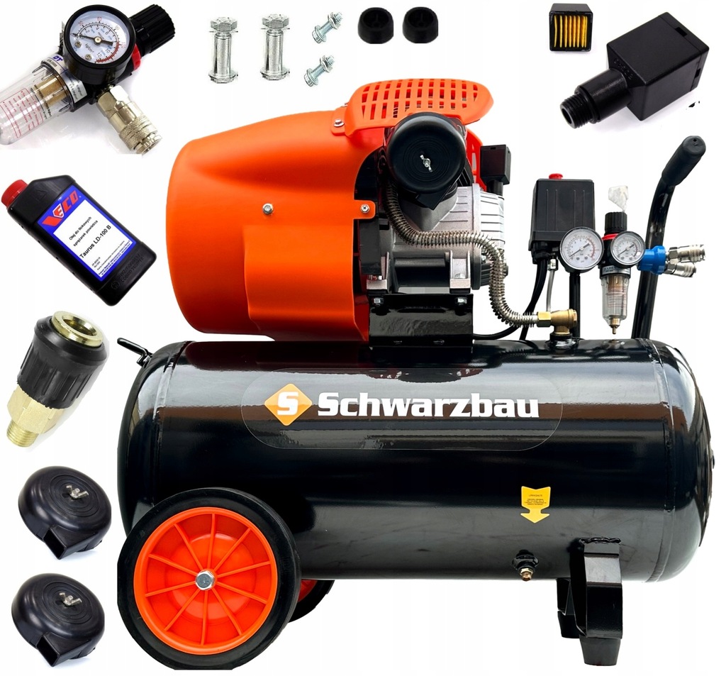 KOMPRESOR ZBV50 2TŁOKI olejowy sprężarka 50l