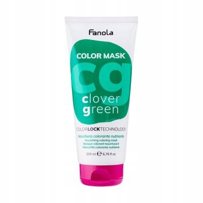 Fanola Color Mask 200 ml dla kobiet Farba do włosów Clover Green