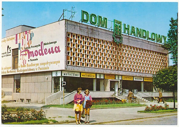 Szamotuły Dom Handlowy neon mural reklama