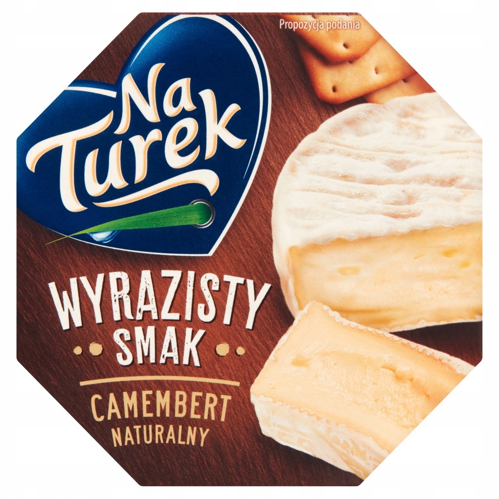 NaTurek Camembert naturalny wyrazisty smak 120 g