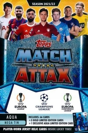 Купить Карточки AQUA TOPPS CAN 66 MATCH ATTAX УЕФА 2021/22: отзывы, фото, характеристики в интерне-магазине Aredi.ru