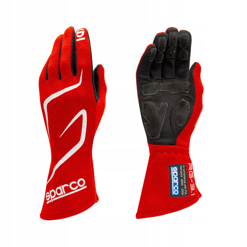 Rękawice Sparco LAND RG-3.1 red (FIA) 12!