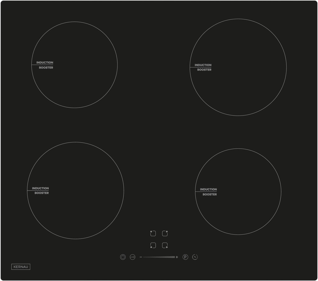 Płyta indukcyjna Kernau KIH 641-4B 60 cm 7kW 4 pola Booster, Timer, Slider