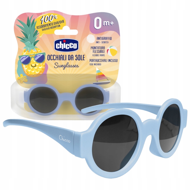 CHICCO OKULARY PRZECIWSŁONECZNE Z FILTREM UV 0M+