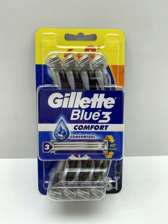 MASZYNKI JEDNORAZOWE GILLETTE BLUE 3 8SZT