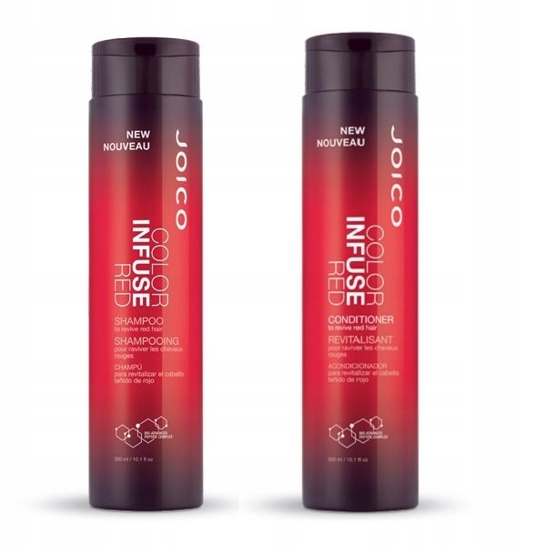 JOICO COLOR INFUSE RED SZAMPON ODŻYWKA 2X300ML