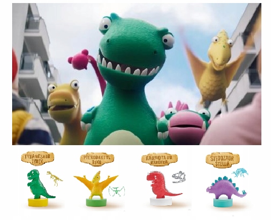 DINOZAURY Z LIDL 10 FIGUREK LIDLOZAURY + 3GRATISy!