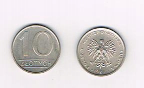 10zł z 1987r mennicza moneta