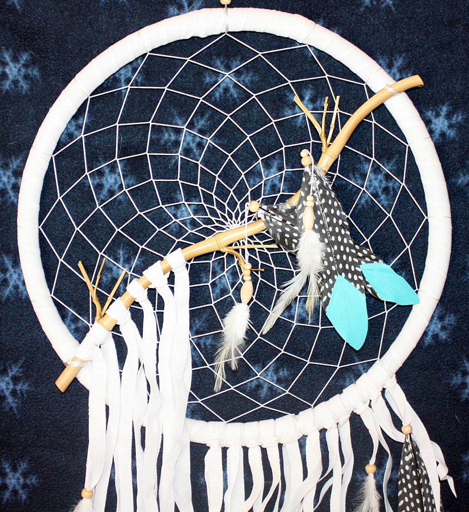 DUŻY ŁAPACZ SNÓW DREAMCATCHER 40/120 cm UNIKAT 239