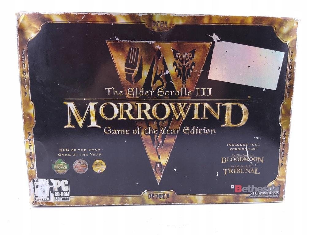 The Elder Scrolls III Morrowind BIG BOX ! PC - 9632871063