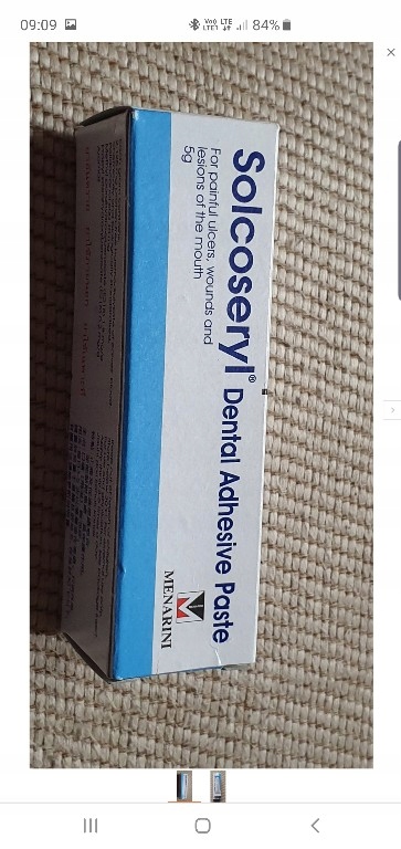 Solcoseryl Dental Adhesive paste afty itp