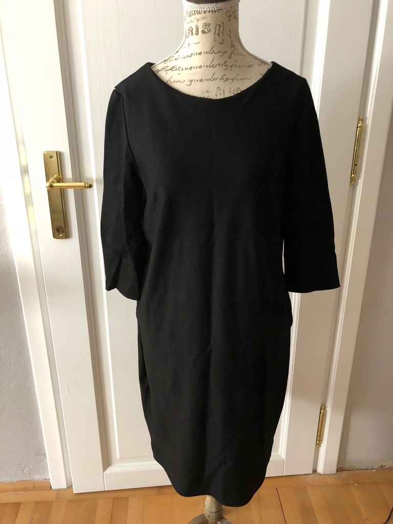 COS sukienka mała czarna minimalizm S