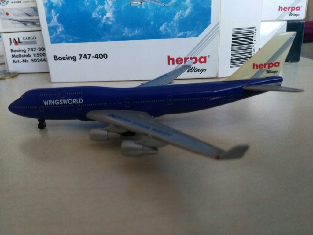 Купить Модель самолета Boeing 747 WingsWorld 1-500 Herpa: отзывы, фото, характеристики в интерне-магазине Aredi.ru