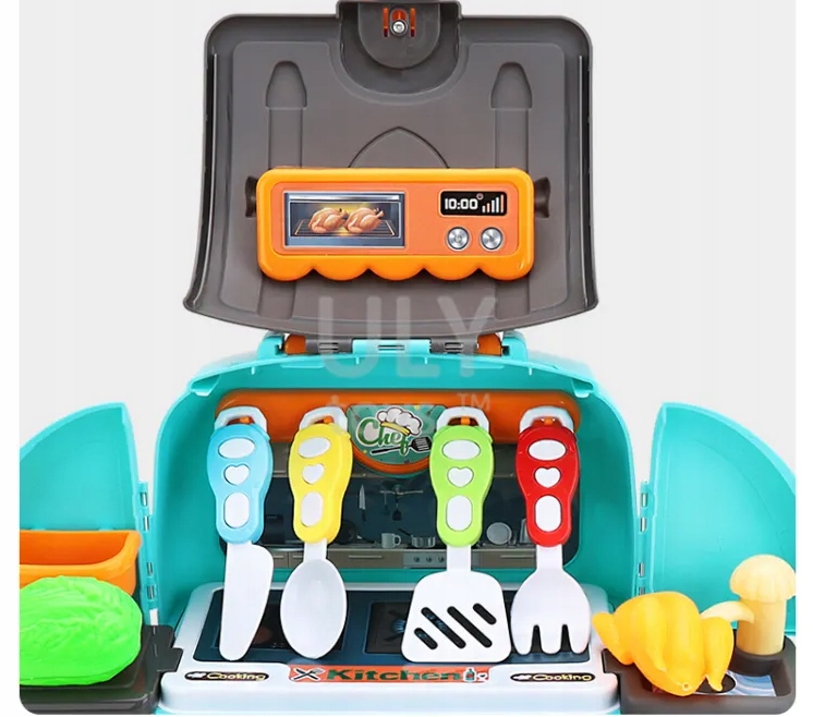 ZESTAW KUCHNIA W PLECAKU PRZENOŚNA AKCESORIA DUŻA