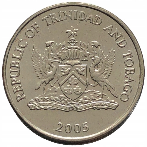 58335. Trynidad i Tobago - 25 centów - 2005r.