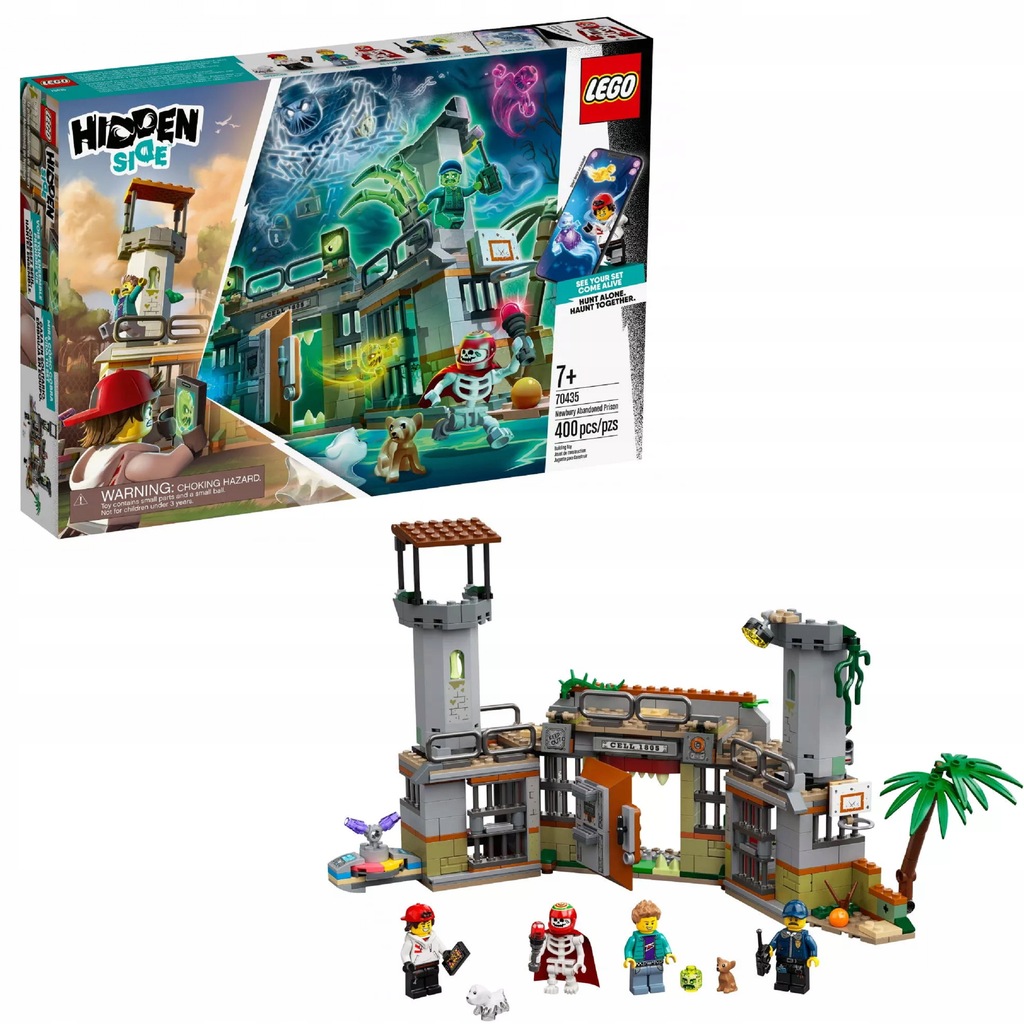 LEGO HIDDEN WIĘZIENIE DUCHY SZKIELET UNIKAT 70435