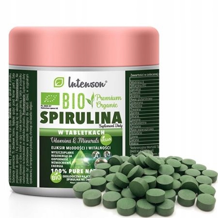 Spirulina 500 mg Suplement diety 200 tab. Bio