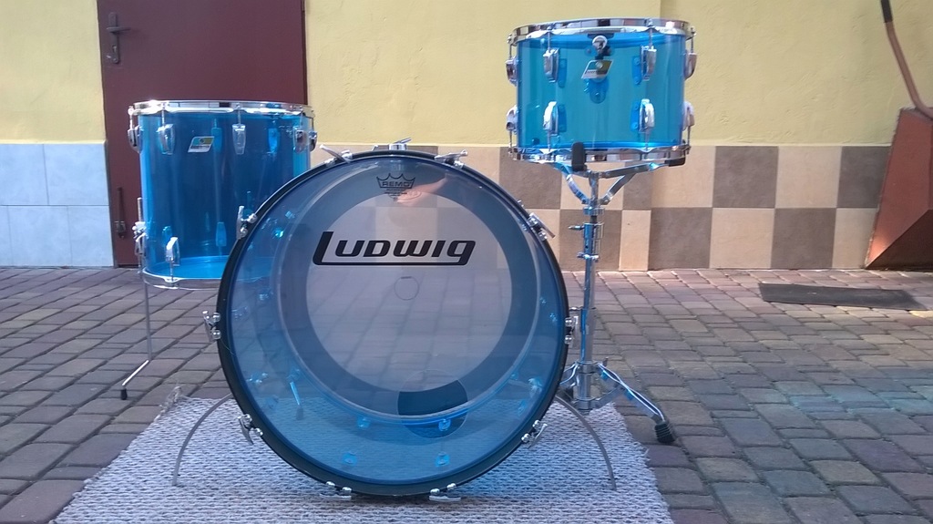 LUDWIG VISTALITE BLUE ACRYL ORYGINAŁ Z USA