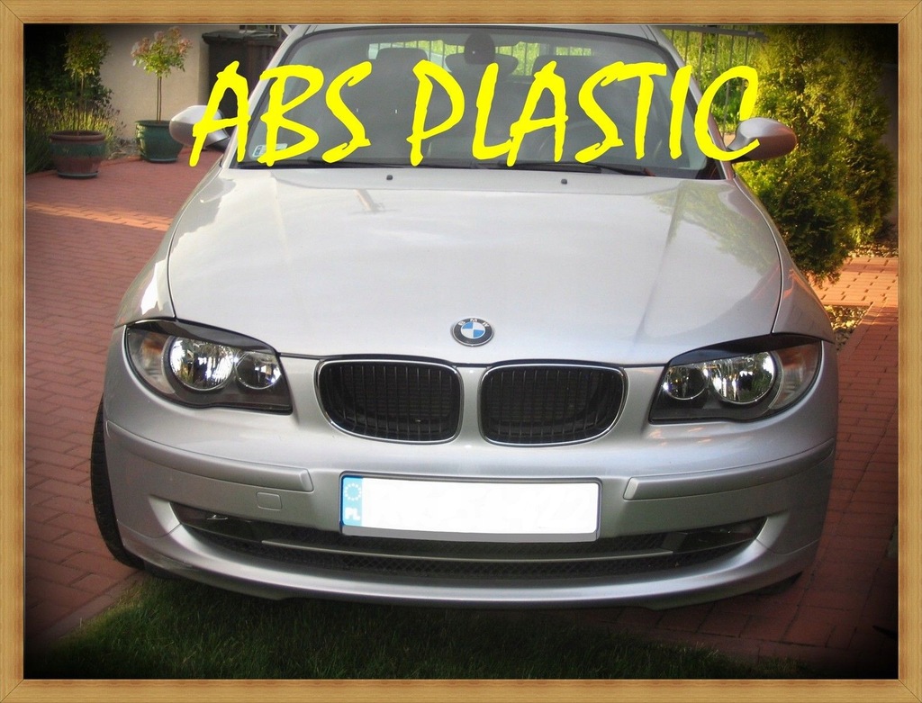 BrewkiBMW 1, E87,E88 ///CZARNE///PLASTIK///ABS///