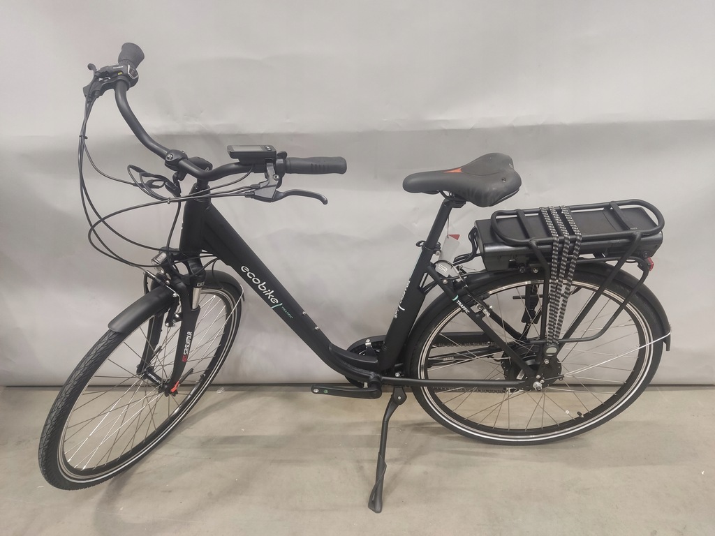 Rower elektryczny Ecobike Traffic Black rama 19 cali koło 28 " czarny