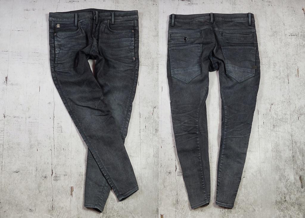 G-STAR RAW 3D Super SLIM _ JEANSY W33 L32 SPODNIE