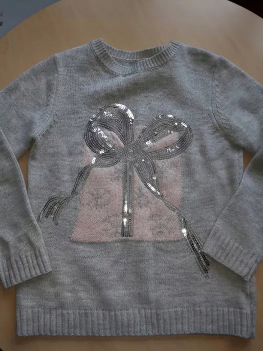 Sweterek świąteczny F&F roz 140 prezent Święta