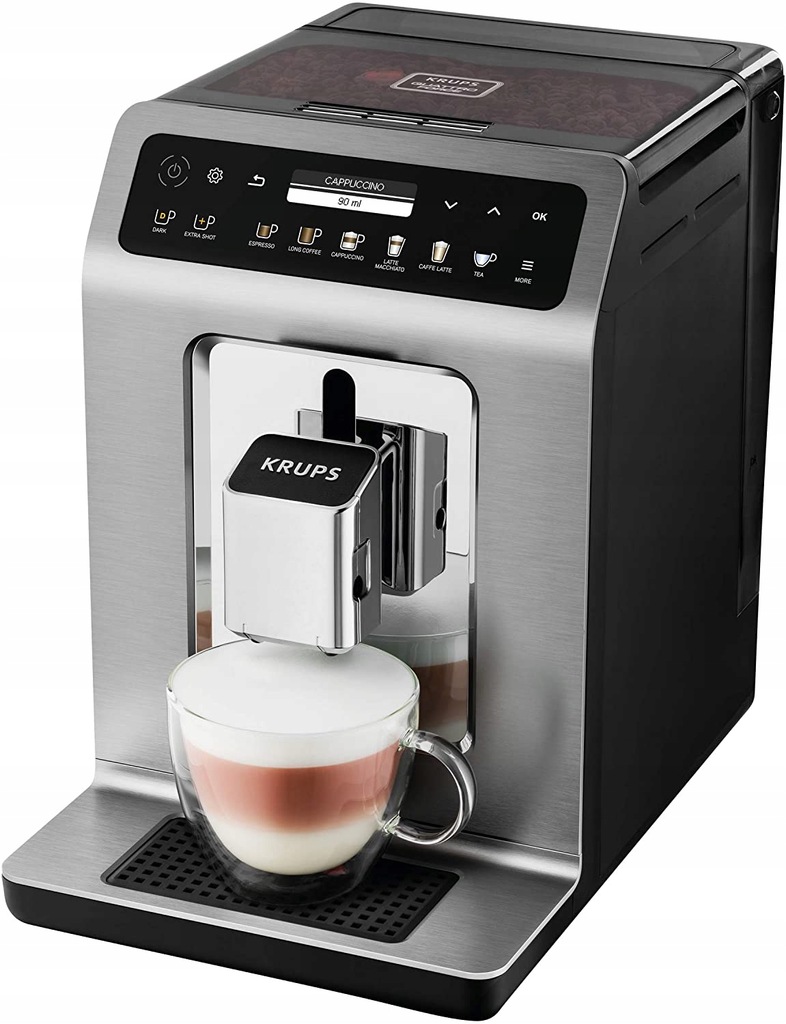Ekspres ciśnieniowy Krups EA894T 1450 W srebrny/szary