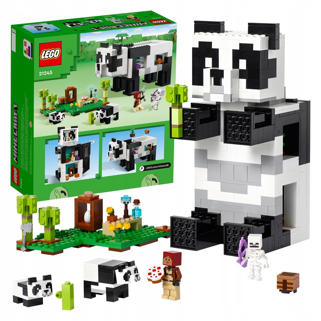 OUTLET LEGO 21245 Minecraft - Rezerwat pandy USZKODZONE OPAKOWANIE