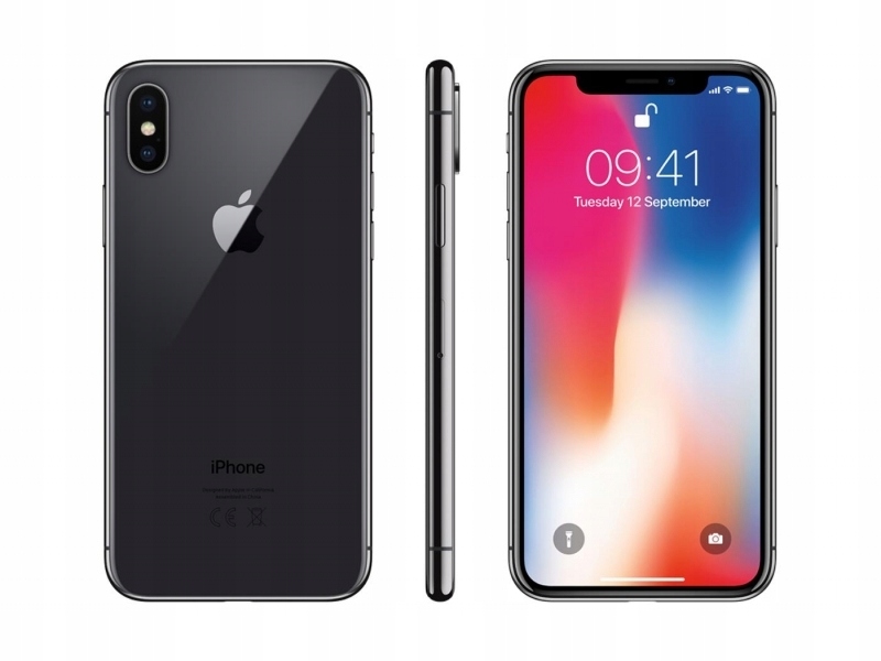 idealny PL APPLE IPHONE X 64GB SZARY bez simlocka