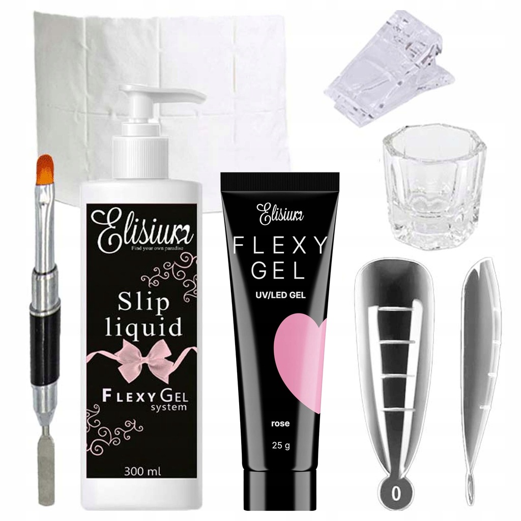 ZESTAW Formy Dual 120szt MIGDAŁ + Elisium FlexyGel