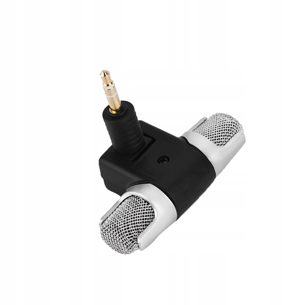 Mini mikrofon stereofoniczny Mic 3,5 mm złocone