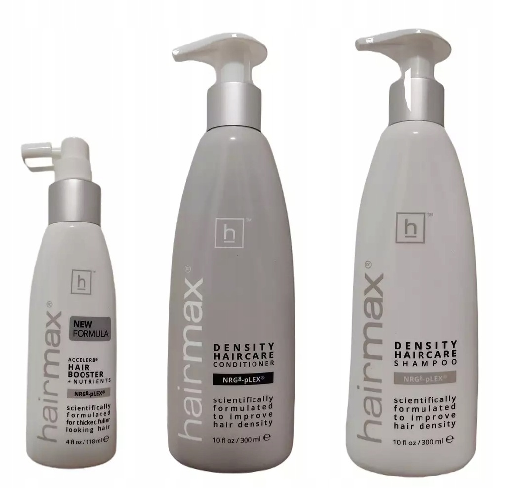 Zestaw Hairmax Density Szampon + Odżywka na porost włosów 300ml + Acceler8