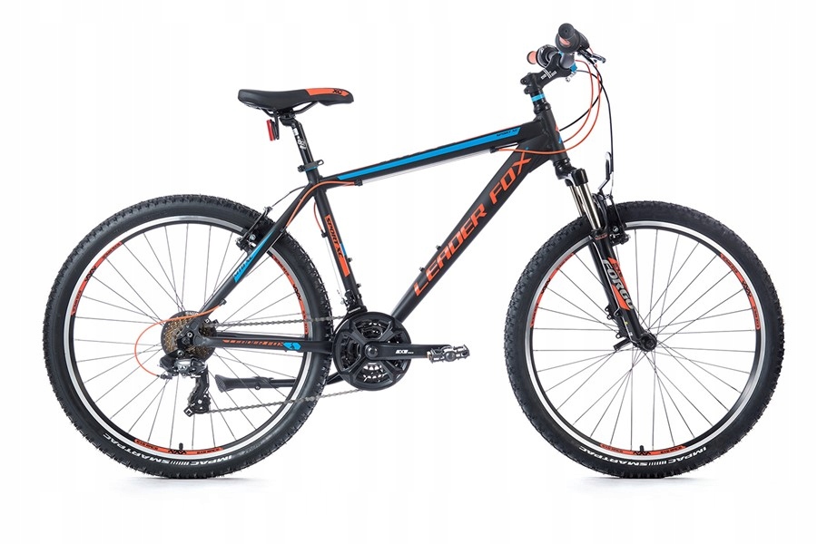 MTB Hardtail Leader Fox MXC 26 Czarny 14 Pomarańcz