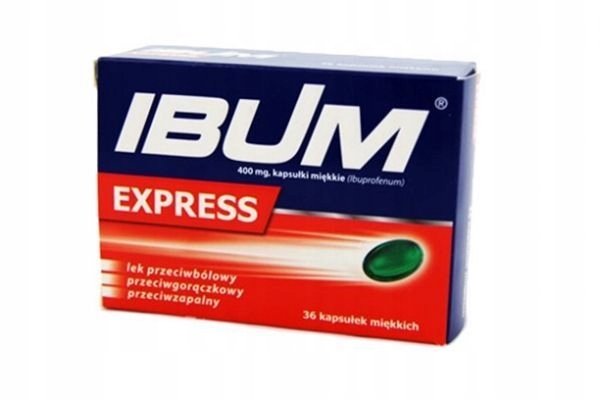 IBUM EXPRESS 400 MG 36 KAPS. Ibuprofen