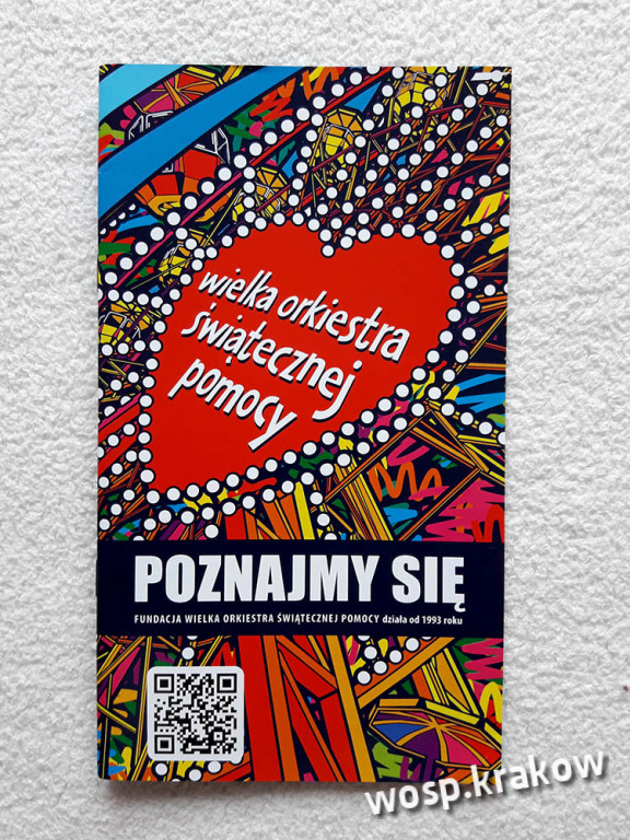 Broszura WOŚP "Poznajmy się"