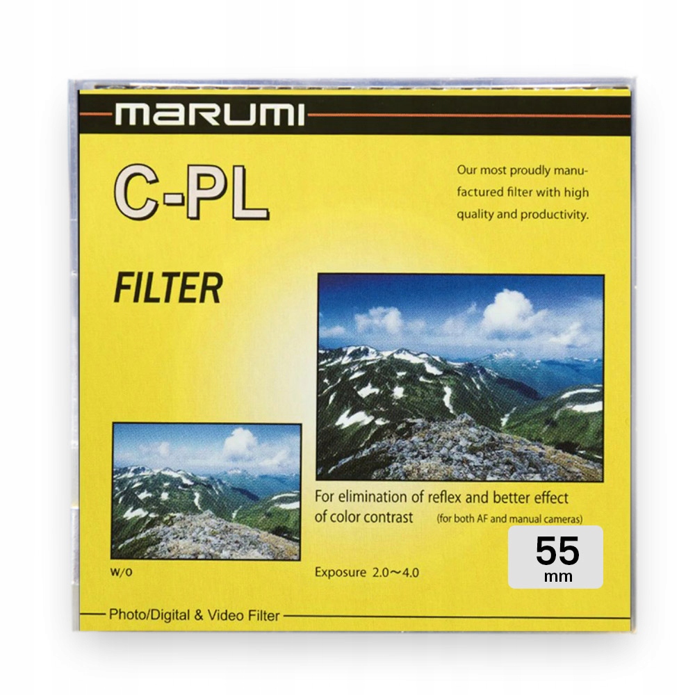 MARUMI FILTR POLARYZACYJNY CPL kołowy 55mm PROMO!